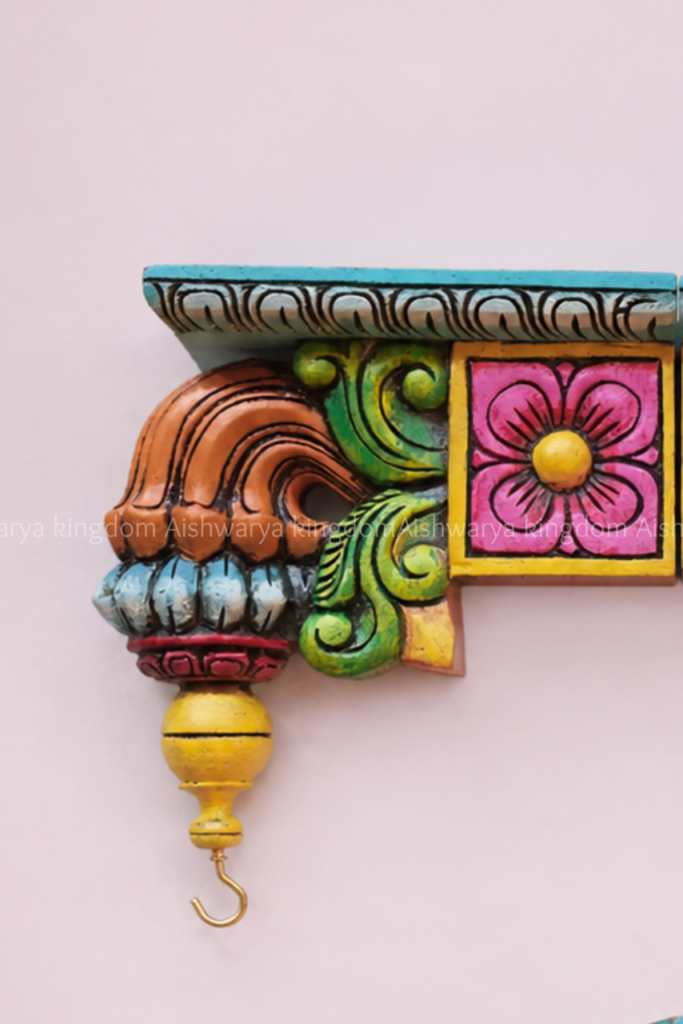 WOODEN HANDICRAFTED FLOWER BODHIL - HOME DECOR