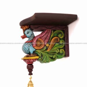 Handicrafted annam  with slab wooden wall bracket