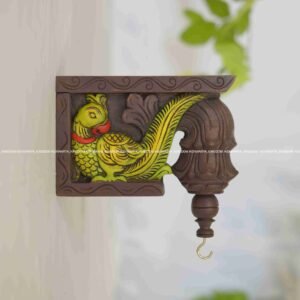 WOODEN HANDICRAFTED PARROT BODHIL - HOME DECOR
