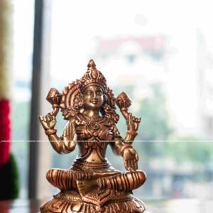 Lakshmi Sitting Brass Statue - Pooja room Decor