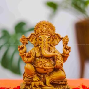 WOODEN POLISH SUDAR GANESHA