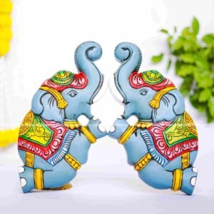 WOODEN HANDICRAFTED ELEPHANT WALL MOUNT
