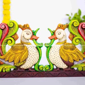 HANDCRAFTED WOODEN ANNAM TABLE TOP WALL PANEL SINGLE PIECE
