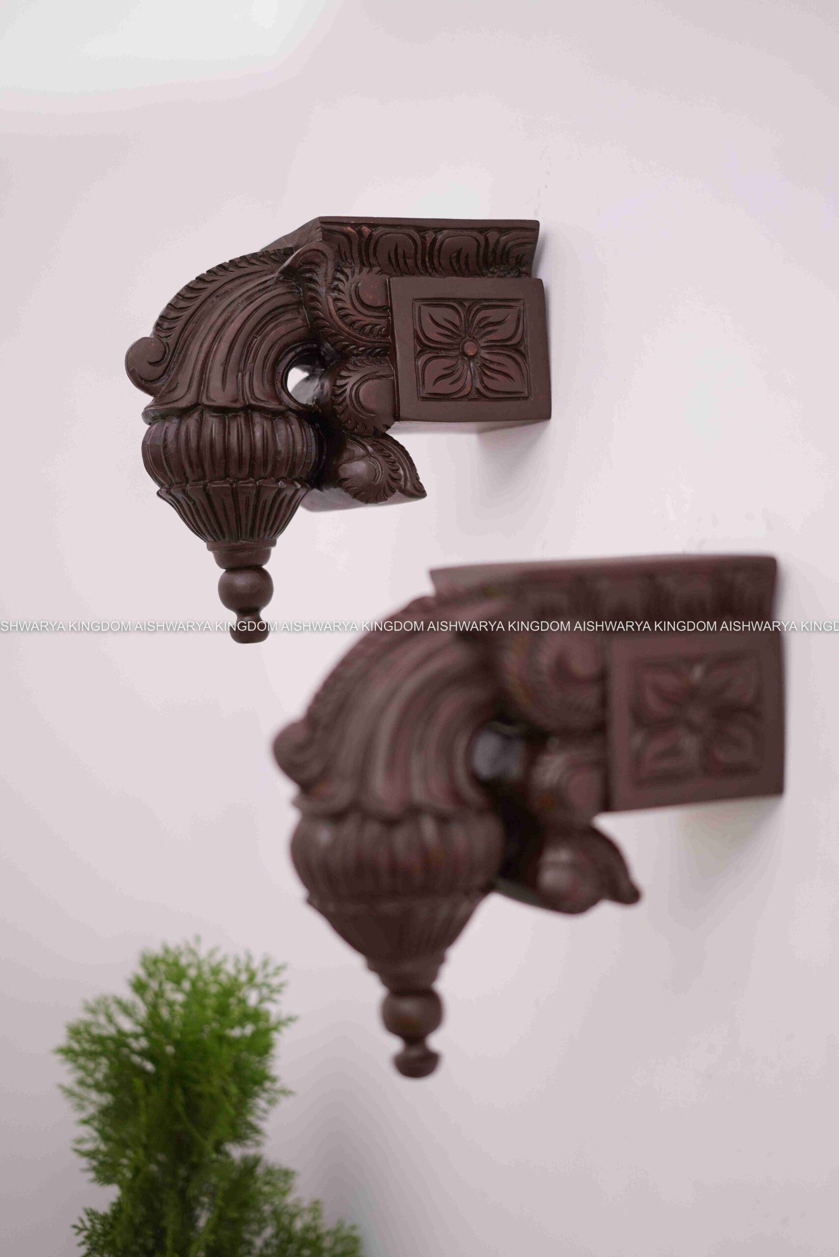WOODEN HANDICRAFTED GUNDU BODHIL - WALL DECOR IDEAS - Image 3