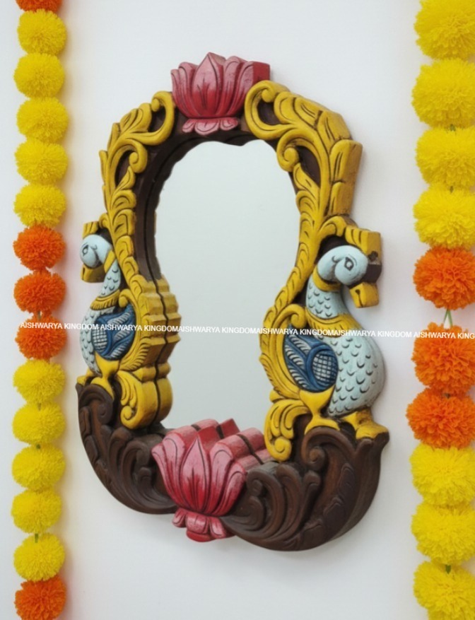 DOUBLE ANNAM WITH FLOWER MIRROR FRAME