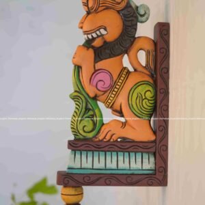 WOODEN HANDICRAFTED SITTING YAZHI - HOME DECOR