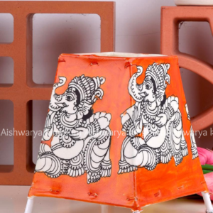 _LEATHER PUPPET LAMP 5 INCH