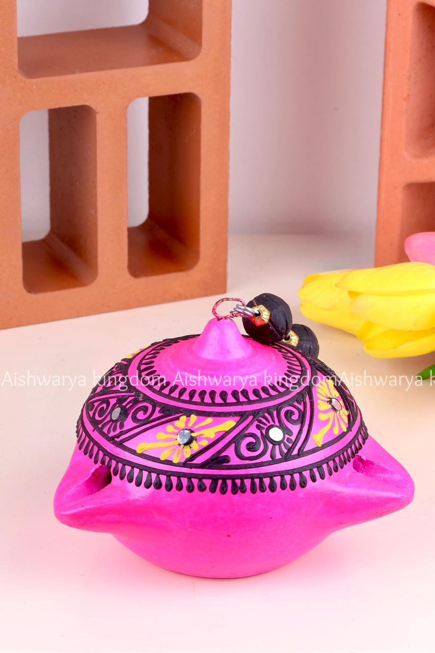 Magic Lamp with Base 5 Inch | Terracotta Lamp