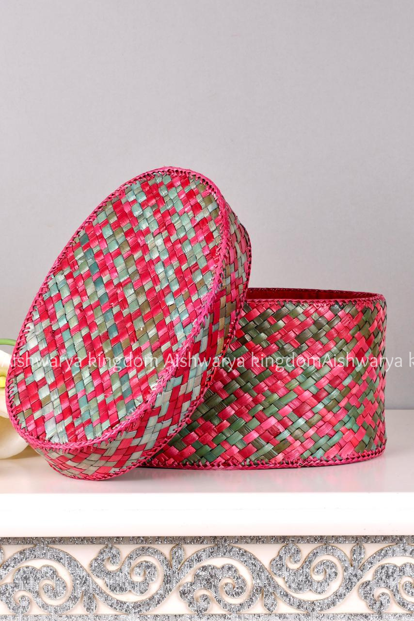 SCREW PINE OVAL BOX (2)