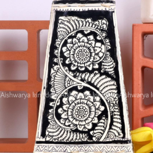 SQUARE LEATHER PUPPET LAMP 8 INCH