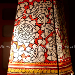 SQUARE LEATHER PUPPET LAMP 8 INCH