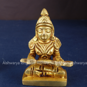 Brass Annapoorani Sitting Statue | AK Crafts - Pooja Room Decor