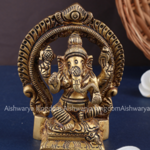 Brass Prabhavali Vinayagar Idol | AK Crafts - Pooja Room Decor