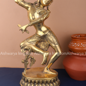Brass Sivan Parvathi Dancing Statue