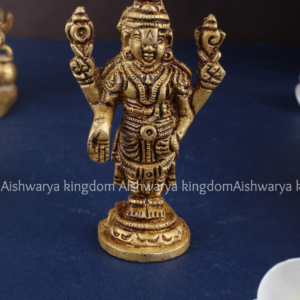 Brass Tirupati Balaji Lord Venkateshwara Standing Statue | AK Crafts - Pooja Room Decor