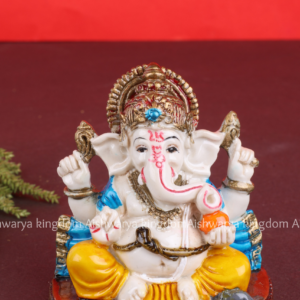 White Ganesha Idol- Marble Dust