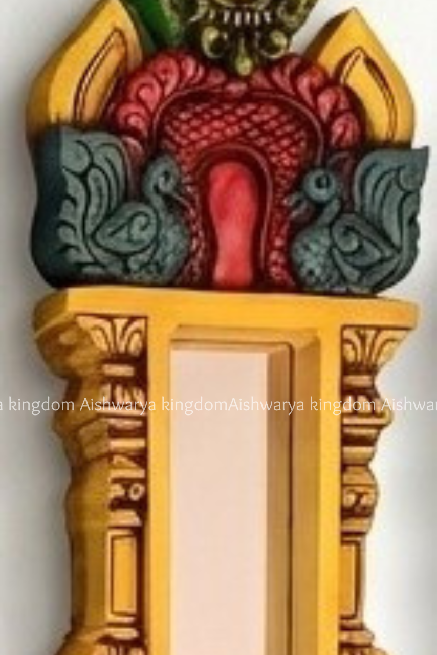 Wooden Handcrafted Temple Frame Wall Decor – Home Decor