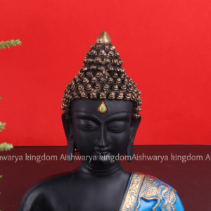 Blue Buddha Head - Marble Dust