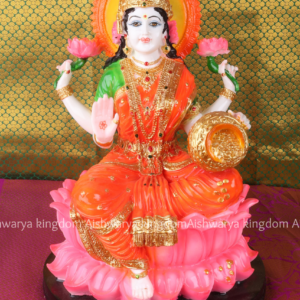 Mahalakshmi With Colour - Marble Dust