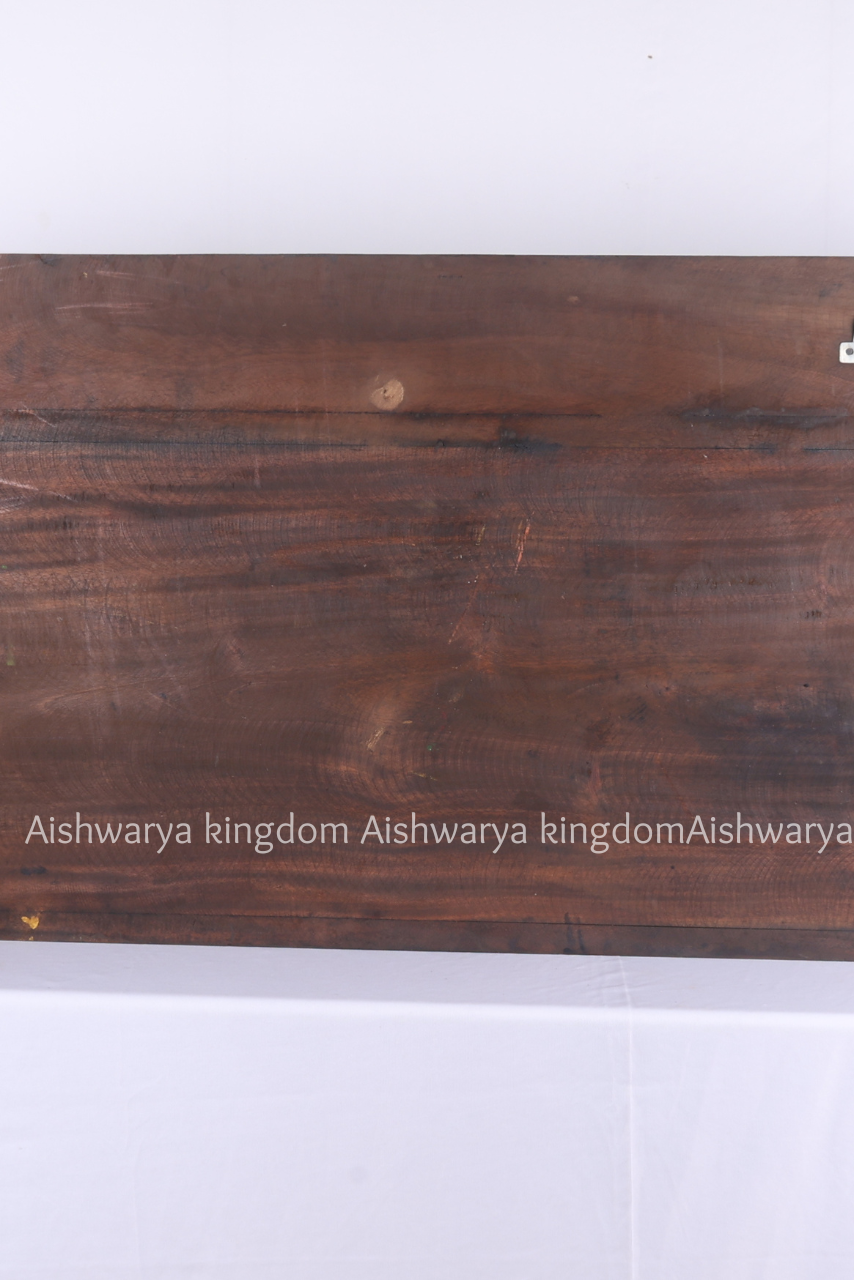 Wooden Handcrafted 5 God Panel Parrot Temple Beeding (Rishabhavaganam)