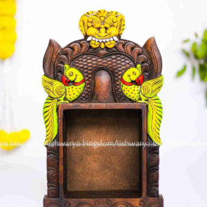 Wooden Handcrafted Temple Frame Wall Decor – Home Decor