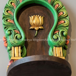Wooden Handcrafted Thiruvachi Panel Wall Mount – Home Decor