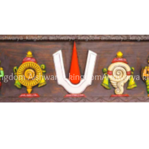 Wooden Handicrafts V Namam Anjaneyar & Garudar with Beeding Painted