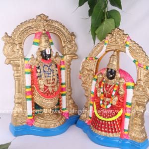 Perumal Padmavathi 21 Inch Paper Mache Idol