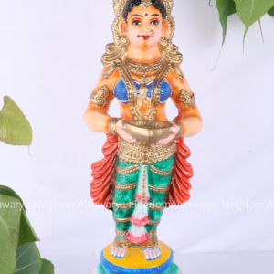Paavai Vilakku 20 Inch Paper Mache