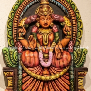 Wooden Handcrafted Thaayar Wall Panel – Home Decor