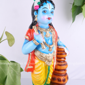Pot Krishna 22 Inch Paper Mache Idol
