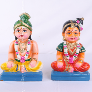 Kalyana Mama Mami Sitting Set 9 Inch Sand Dolls