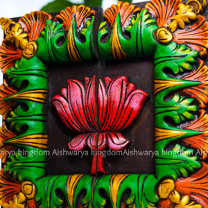 Wooden Handcrafted Lotus Door Handle – Home Decor