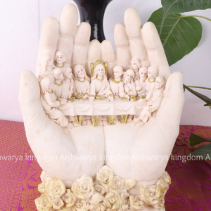 The Last Supper in Hand Jesus Statue - Marble Dust