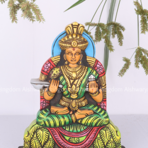 Wooden Handicrafts Annapoorani Wall Mount Painted Wall Mount