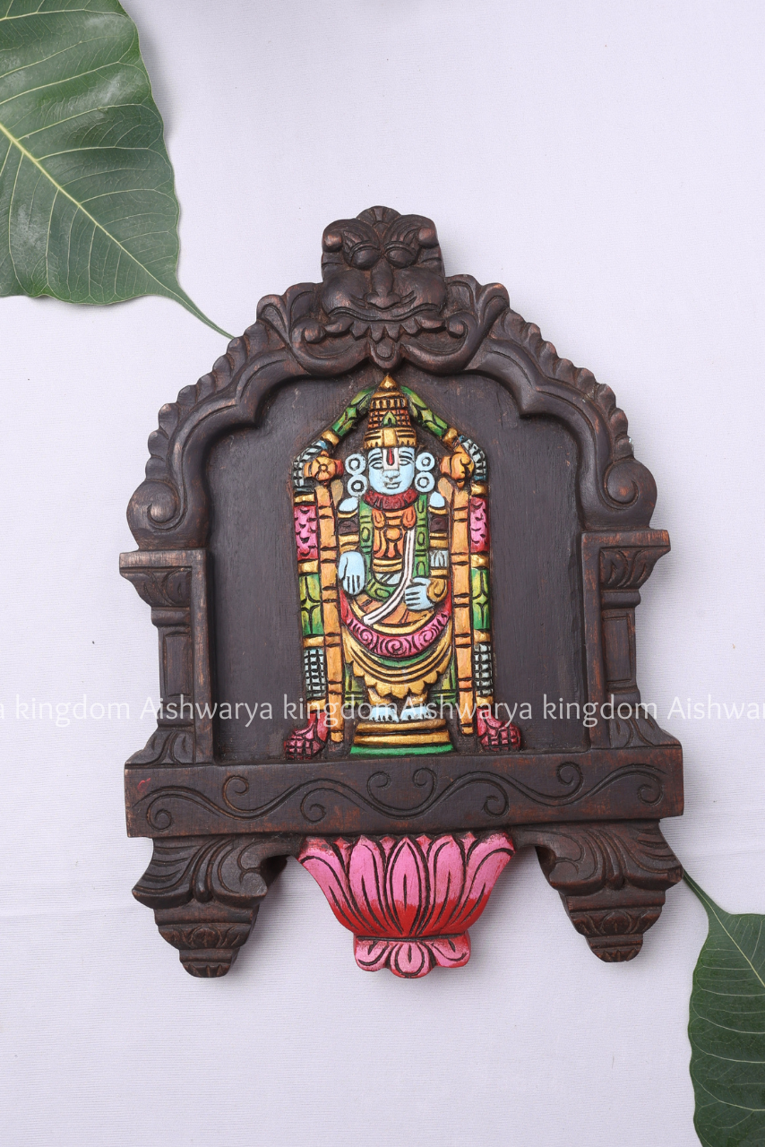 Wooden Handcrafted Kavadi Wall Panel – Traditional Home Decor