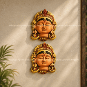 Wooden Handcrafted Parvathi Head Wall Mount