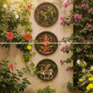 Carved Wooden Wall Plate