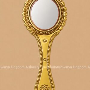 Aranmula Kannadi with Flat Handle – 7.5 x 3 Inch