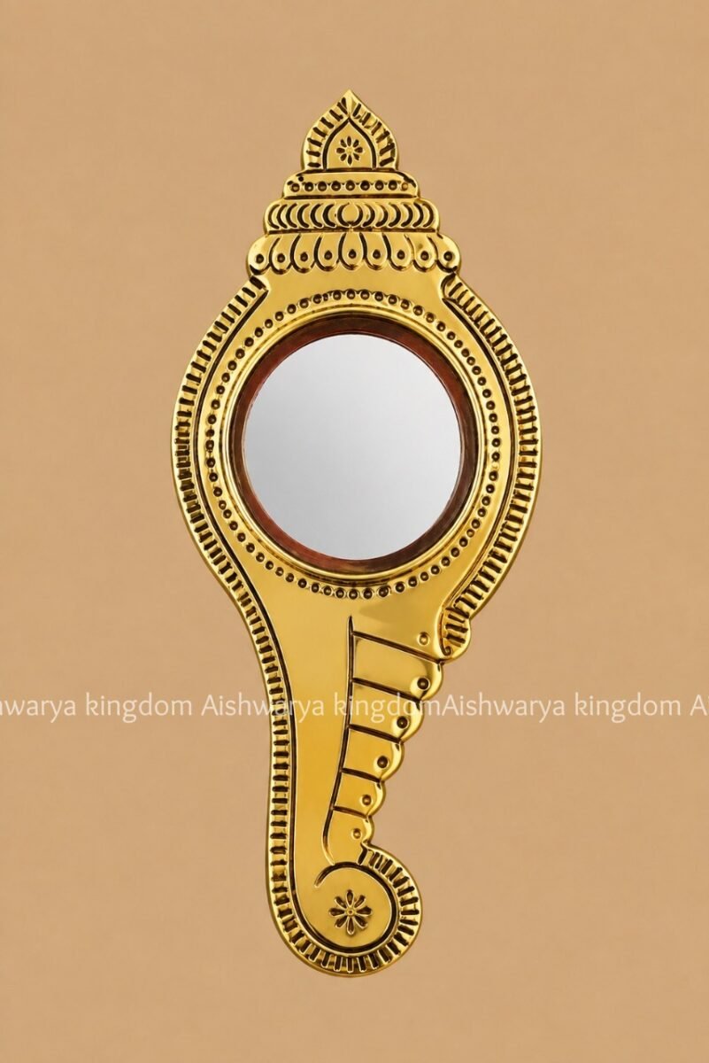 Aranmula Kannadi Sangu | Traditional Kerala Metal Mirror