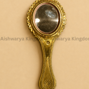 Aranmula Kannadi with Flat Handle – 7.5 x 3 Inch