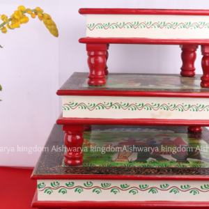 Hand painted Wooden Chowki