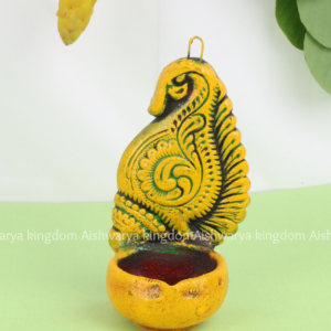 Handmade Terracotta Peacock Agal Vilakku