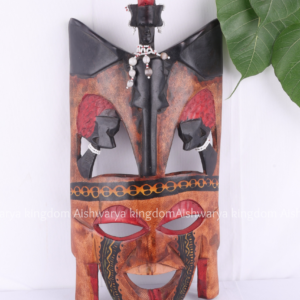 Hand Carved Original Vintage African Ceremony Mask | Traditional Wall Decor