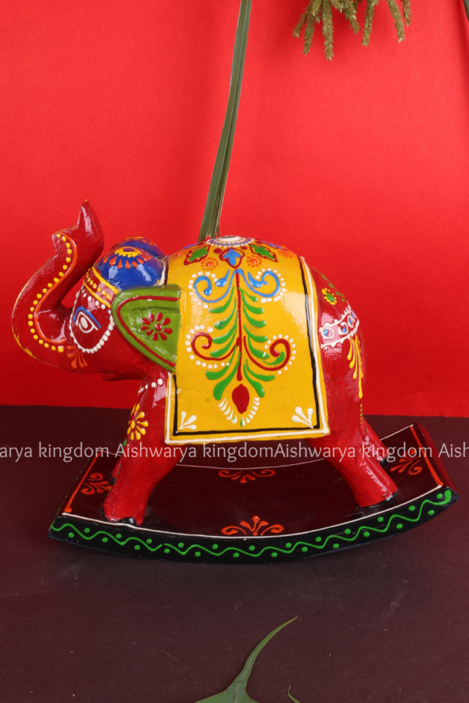 Handcrafted Rocking Elephant for Return Gifts | Decorative Gift Item
