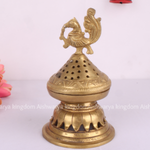 Brass Peacock Dhoop Dani