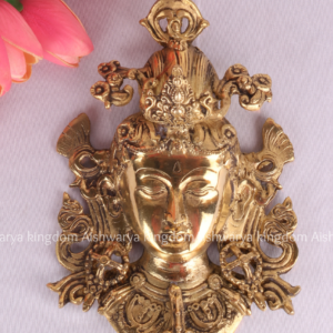 Brass Tara Devi Head Statue