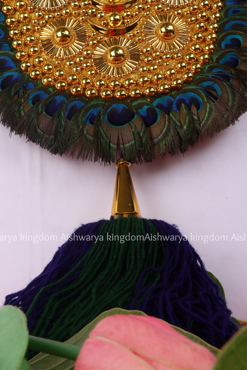 Peacock Feather Nettipattam ( Wall Decor )