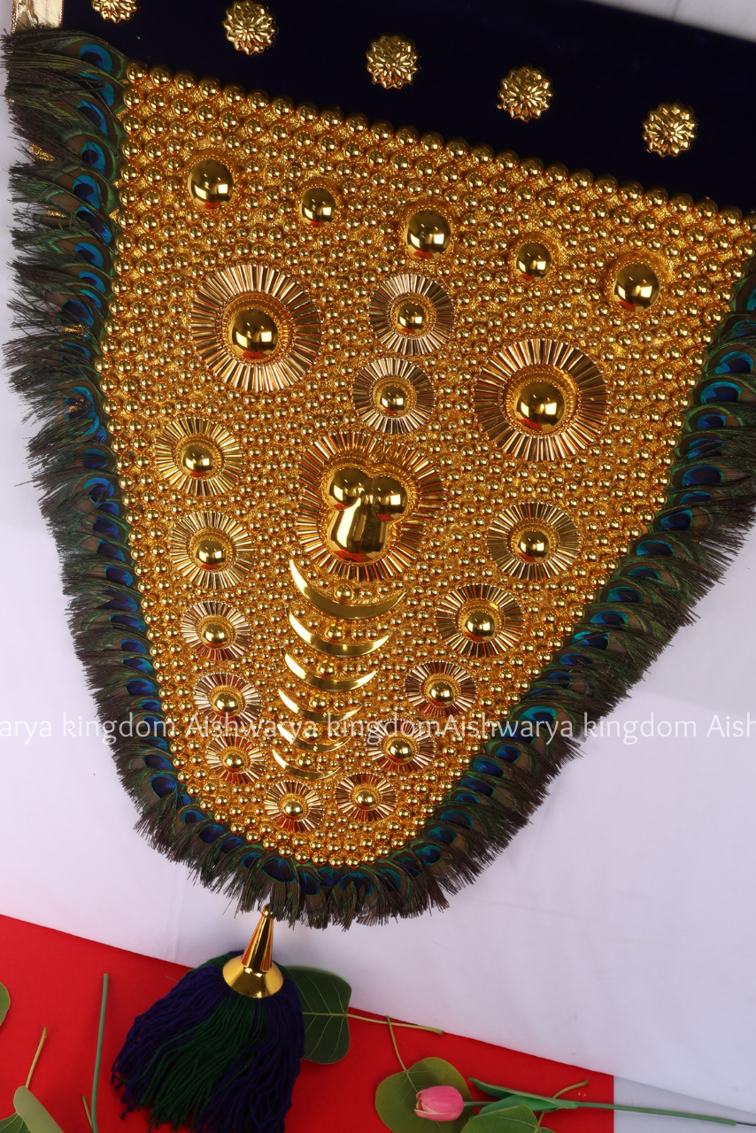 Peacock Feather Nettipattam ( Wall Decor )