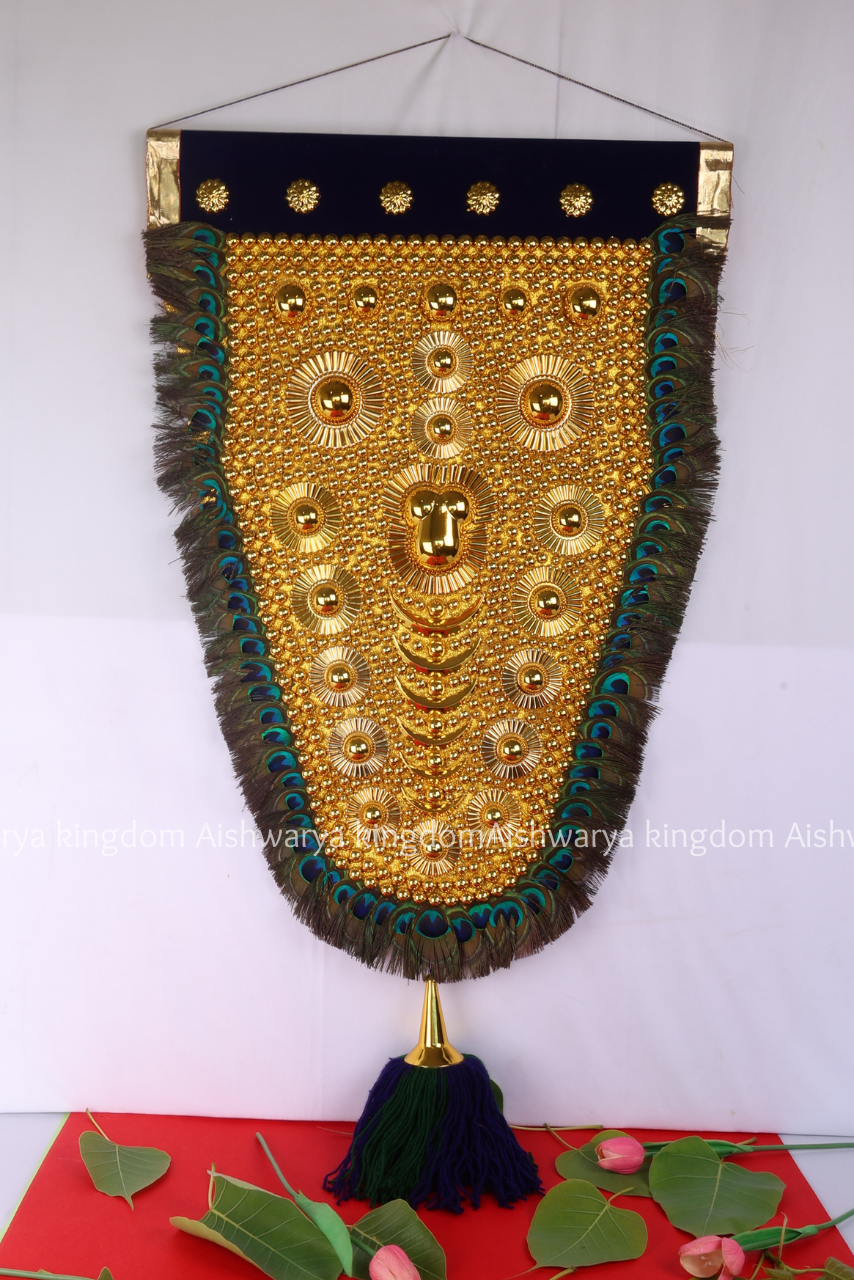 Peacock Feather Nettipattam ( Wall Decor )